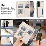 KLT-033 Portafoglio 2 in 1 con cerniera rimovibile e custodia magnetica per telefono con cordino, For Galaxy S26 FE 5G, For Galaxy S26+ 5G, For Galaxy S26 Ultra 5G
