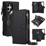 KLT-033 Portafoglio 2 in 1 con cerniera rimovibile e custodia magnetica per telefono con cordino, For Galaxy S25 5G, For Galaxy S25+ 5G, For Galaxy S25 Ultra 5G