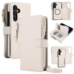 KLT-033 Portafoglio 2 in 1 con cerniera rimovibile e custodia magnetica per telefono con cordino, For Galaxy S24 5G, For Galaxy S23 FE 5G, For Galaxy S23 Ultra 5G