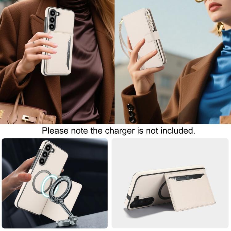 KLT-033 Portafoglio 2 in 1 con cerniera rimovibile e custodia magnetica per telefono con cordino, For Galaxy S23+ 5G, For Galaxy S23 5G, For Galaxy S22 Ultra 5G