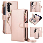 KLT-033 Portafoglio 2 in 1 con cerniera rimovibile e custodia magnetica per telefono con cordino, For Galaxy S23+ 5G, For Galaxy S23 5G, For Galaxy S22 Ultra 5G