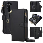 KLT-033 Portafoglio 2 in 1 con cerniera rimovibile e custodia magnetica per telefono con cordino, For Galaxy S23+ 5G, For Galaxy S23 5G, For Galaxy S22 Ultra 5G