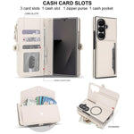 Portafoglio multifunzionale con custodia per telefono in pelle rimovibile e cordino., For Galaxy Z Fold7 5G, For Galaxy Z Fold6 5G, For Galaxy Z Fold5 5G, For Galaxy Z Fold4 5G