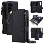 KLT-033 Portafoglio 2 in 1 con cerniera rimovibile e custodia magnetica per telefono con cordino, For Galaxy Z Fold7 5G, For Galaxy Z Fold6 5G, For Galaxy Z Fold5 5G