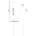 Cavo adattatore Yesido HM17 da 8 pin a HDMI 1080P HDTV, lunghezza: 1,8 m, HM17