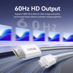 Cavo adattatore Yesido HM17 da 8 pin a HDMI 1080P HDTV, lunghezza: 1,8 m, HM17