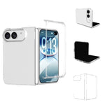 Custodia per telefono in PC trasparente ABEEL, For iPhone Fold