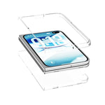 Custodia per telefono in PC trasparente ABEEL, For iPhone Fold
