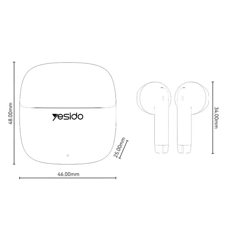 Auricolari Bluetooth semi-in-ear Yesido TWS48, TWS48