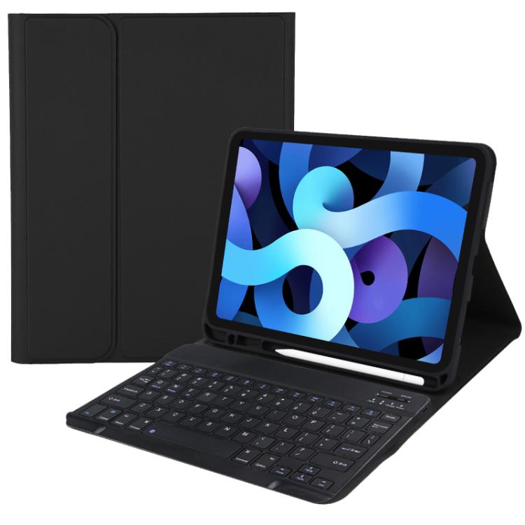 Custodia in pelle tinta unita per tablet smart con tastiera Bluetooth rimovibile., For iPad 2025 / 2022, For iPad Air 10.9 2020 / 2022