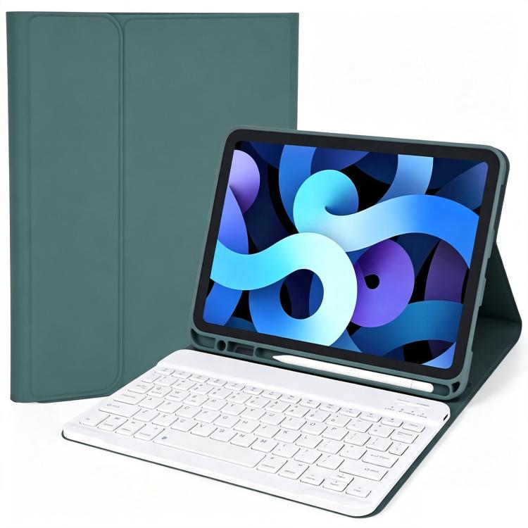 Custodia in pelle tinta unita per tablet smart con tastiera Bluetooth rimovibile., For iPad Pro 11 2022 / 2021 / 2020, For iPad 10.2 2021 / 2020 / 2019