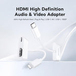 Yesido HM19 Type-C to HDMI, Type-C 4K 60Hz High-Definition Audio Video Adapter, HM19