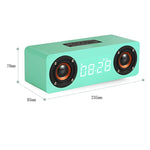 Subwoofer Orologio Bluetooth M5C in Legno 6W