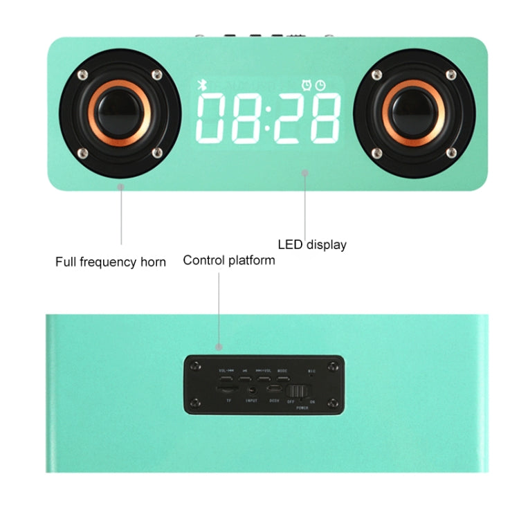 Subwoofer Orologio Bluetooth M5C in Legno 6W
