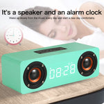 Subwoofer Orologio Bluetooth M5C in Legno 6W