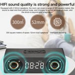 Subwoofer Orologio Bluetooth M5C in Legno 6W
