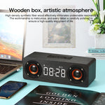 Subwoofer Orologio Bluetooth M5C in Legno 6W