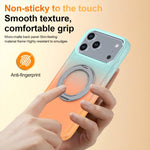 Custodia per telefono con supporto girevole a 360 gradi e finitura effetto pelle fantasma., For iPhone 17 Pro Max, For iPhone 17 Pro, For iPhone 17, For iPhone Air, For iPhone 16 Pro Max, For iPhone 16 Pro