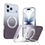 Custodia per telefono con supporto girevole a 360 gradi e finitura effetto pelle fantasma., For iPhone 17 Pro Max, For iPhone 17 Pro, For iPhone 17, For iPhone Air, For iPhone 16 Pro Max, For iPhone 16 Pro