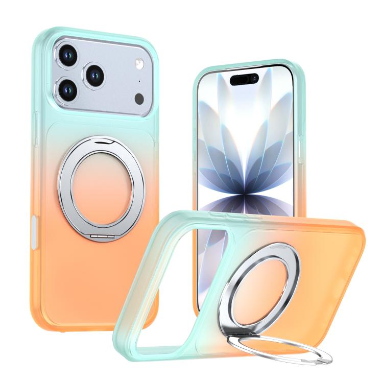 Custodia per telefono con supporto girevole a 360 gradi e finitura effetto pelle fantasma., For iPhone 17 Pro Max, For iPhone 17 Pro, For iPhone 17, For iPhone Air, For iPhone 16 Pro Max, For iPhone 16 Pro