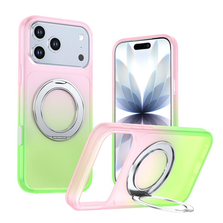 Custodia per telefono con supporto girevole a 360 gradi e finitura effetto pelle fantasma., For iPhone 17 Pro Max, For iPhone 17 Pro, For iPhone 17, For iPhone Air, For iPhone 16 Pro Max, For iPhone 16 Pro