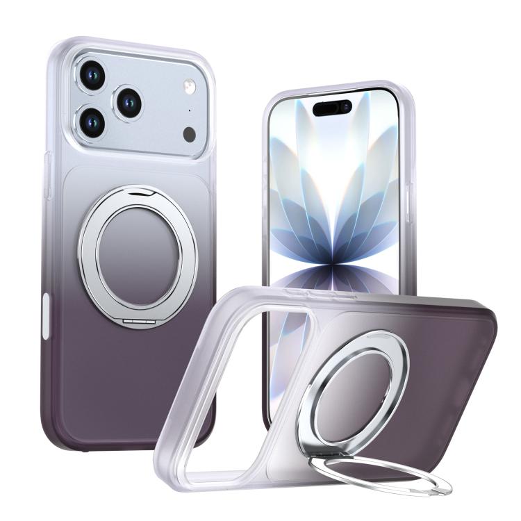 Custodia per telefono con supporto girevole a 360 gradi e finitura effetto pelle fantasma., For iPhone 17 Pro Max, For iPhone 17 Pro, For iPhone 17, For iPhone Air, For iPhone 16 Pro Max, For iPhone 16 Pro