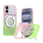 Custodia per telefono con supporto girevole a 360 gradi e finitura effetto pelle fantasma., For iPhone 17 Pro Max, For iPhone 17 Pro, For iPhone 17, For iPhone Air, For iPhone 16 Pro Max, For iPhone 16 Pro