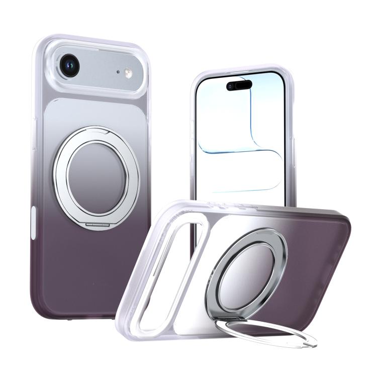 Custodia per telefono con supporto girevole a 360 gradi e finitura effetto pelle fantasma., For iPhone 17 Pro Max, For iPhone 17 Pro, For iPhone 17, For iPhone Air, For iPhone 16 Pro Max, For iPhone 16 Pro