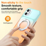 Custodia per telefono con supporto girevole a 360 gradi e finitura effetto pelle fantasma., For iPhone 16 Plus, For iPhone 16, For iPhone 15 Pro Max, For iPhone 15 Pro, For iPhone 15 Plus / 14 Plus, For iPhone 15