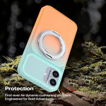 Custodia per telefono con supporto girevole a 360 gradi e finitura effetto pelle fantasma., For iPhone 16 Plus, For iPhone 16, For iPhone 15 Pro Max, For iPhone 15 Pro, For iPhone 15 Plus / 14 Plus, For iPhone 15