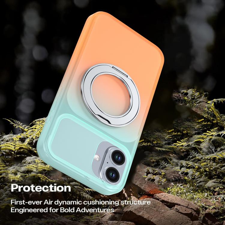 Custodia per telefono con supporto girevole a 360 gradi e finitura effetto pelle fantasma., For iPhone 16 Plus, For iPhone 16, For iPhone 15 Pro Max, For iPhone 15 Pro, For iPhone 15 Plus / 14 Plus, For iPhone 15