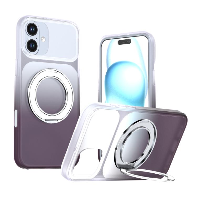Custodia per telefono con supporto girevole a 360 gradi e finitura effetto pelle fantasma., For iPhone 16 Plus, For iPhone 16, For iPhone 15 Pro Max, For iPhone 15 Pro, For iPhone 15 Plus / 14 Plus, For iPhone 15