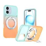Custodia per telefono con supporto girevole a 360 gradi e finitura effetto pelle fantasma., For iPhone 16 Plus, For iPhone 16, For iPhone 15 Pro Max, For iPhone 15 Pro, For iPhone 15 Plus / 14 Plus, For iPhone 15