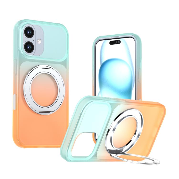 Custodia per telefono con supporto girevole a 360 gradi e finitura effetto pelle fantasma., For iPhone 16 Plus, For iPhone 16, For iPhone 15 Pro Max, For iPhone 15 Pro, For iPhone 15 Plus / 14 Plus, For iPhone 15
