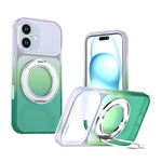Custodia per telefono con supporto girevole a 360 gradi e finitura effetto pelle fantasma., For iPhone 16 Plus, For iPhone 16, For iPhone 15 Pro Max, For iPhone 15 Pro, For iPhone 15 Plus / 14 Plus, For iPhone 15