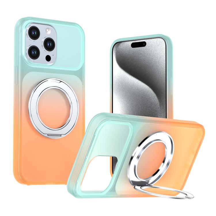 Custodia per telefono con supporto girevole a 360 gradi e finitura effetto pelle fantasma., For iPhone 16 Plus, For iPhone 16, For iPhone 15 Pro Max, For iPhone 15 Pro, For iPhone 15 Plus / 14 Plus, For iPhone 15