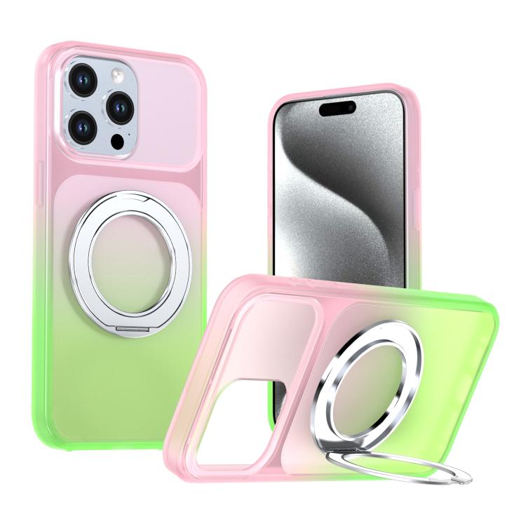 Custodia per telefono con supporto girevole a 360 gradi e finitura effetto pelle fantasma., For iPhone 16 Plus, For iPhone 16, For iPhone 15 Pro Max, For iPhone 15 Pro, For iPhone 15 Plus / 14 Plus, For iPhone 15