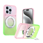 Custodia per telefono con supporto girevole a 360 gradi e finitura effetto pelle fantasma., For iPhone 16 Plus, For iPhone 16, For iPhone 15 Pro Max, For iPhone 15 Pro, For iPhone 15 Plus / 14 Plus, For iPhone 15