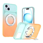 Custodia per telefono con supporto girevole a 360 gradi e finitura effetto pelle fantasma., For iPhone 16 Plus, For iPhone 16, For iPhone 15 Pro Max, For iPhone 15 Pro, For iPhone 15 Plus / 14 Plus, For iPhone 15