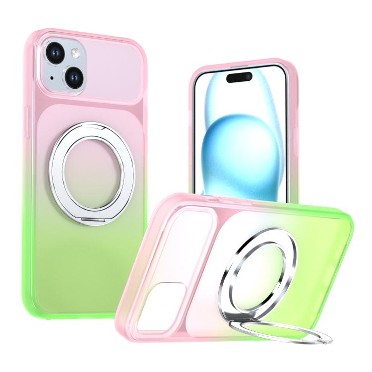 Custodia per telefono con supporto girevole a 360 gradi e finitura effetto pelle fantasma., For iPhone 16 Plus, For iPhone 16, For iPhone 15 Pro Max, For iPhone 15 Pro, For iPhone 15 Plus / 14 Plus, For iPhone 15