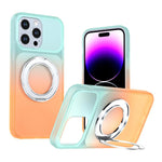 Custodia per telefono con supporto girevole a 360 gradi e finitura effetto pelle fantasma., For iPhone 14 / 13, For iPhone 14 Pro, For iPhone 14 Pro Max, For iPhone 13 Pro Max, For iPhone 13 Pro, For iPhone 12 / 12 Pro