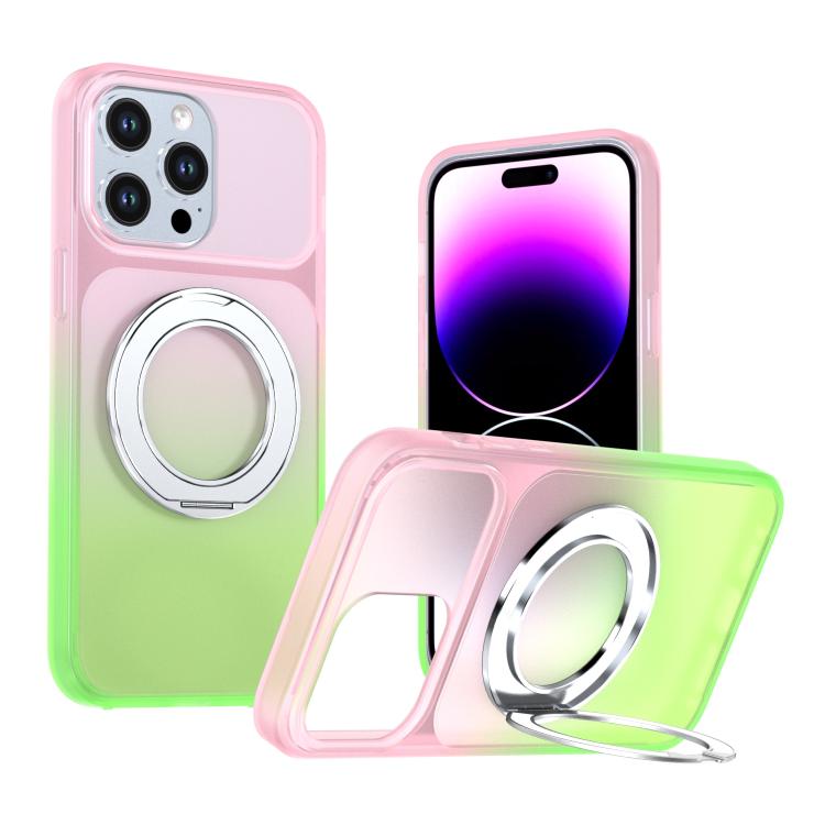Custodia per telefono con supporto girevole a 360 gradi e finitura effetto pelle fantasma., For iPhone 14 / 13, For iPhone 14 Pro, For iPhone 14 Pro Max, For iPhone 13 Pro Max, For iPhone 13 Pro, For iPhone 12 / 12 Pro