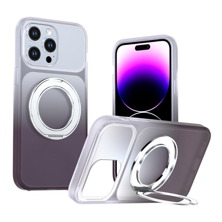 Custodia per telefono con supporto girevole a 360 gradi e finitura effetto pelle fantasma., For iPhone 14 / 13, For iPhone 14 Pro, For iPhone 14 Pro Max, For iPhone 13 Pro Max, For iPhone 13 Pro, For iPhone 12 / 12 Pro