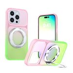 Custodia per telefono con supporto girevole a 360 gradi e finitura effetto pelle fantasma., For iPhone 14 / 13, For iPhone 14 Pro, For iPhone 14 Pro Max, For iPhone 13 Pro Max, For iPhone 13 Pro, For iPhone 12 / 12 Pro