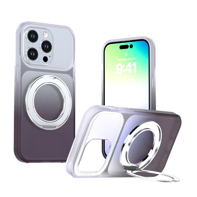 Custodia per telefono con supporto girevole a 360 gradi e finitura effetto pelle fantasma., For iPhone 14 / 13, For iPhone 14 Pro, For iPhone 14 Pro Max, For iPhone 13 Pro Max, For iPhone 13 Pro, For iPhone 12 / 12 Pro