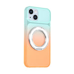 Custodia per telefono con supporto girevole a 360 gradi e finitura effetto pelle fantasma., For iPhone 14 / 13, For iPhone 14 Pro, For iPhone 14 Pro Max, For iPhone 13 Pro Max, For iPhone 13 Pro, For iPhone 12 / 12 Pro