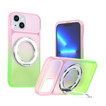 Custodia per telefono con supporto girevole a 360 gradi e finitura effetto pelle fantasma., For iPhone 14 / 13, For iPhone 14 Pro, For iPhone 14 Pro Max, For iPhone 13 Pro Max, For iPhone 13 Pro, For iPhone 12 / 12 Pro