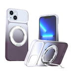 Custodia per telefono con supporto girevole a 360 gradi e finitura effetto pelle fantasma., For iPhone 14 / 13, For iPhone 14 Pro, For iPhone 14 Pro Max, For iPhone 13 Pro Max, For iPhone 13 Pro, For iPhone 12 / 12 Pro