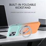 Custodia per telefono con supporto girevole a 360 gradi e finitura effetto pelle fantasma., For iPhone 12 Pro Max, For iPhone 11