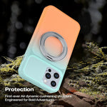 Custodia per telefono con supporto girevole a 360 gradi e finitura effetto pelle fantasma., For iPhone 12 Pro Max, For iPhone 11